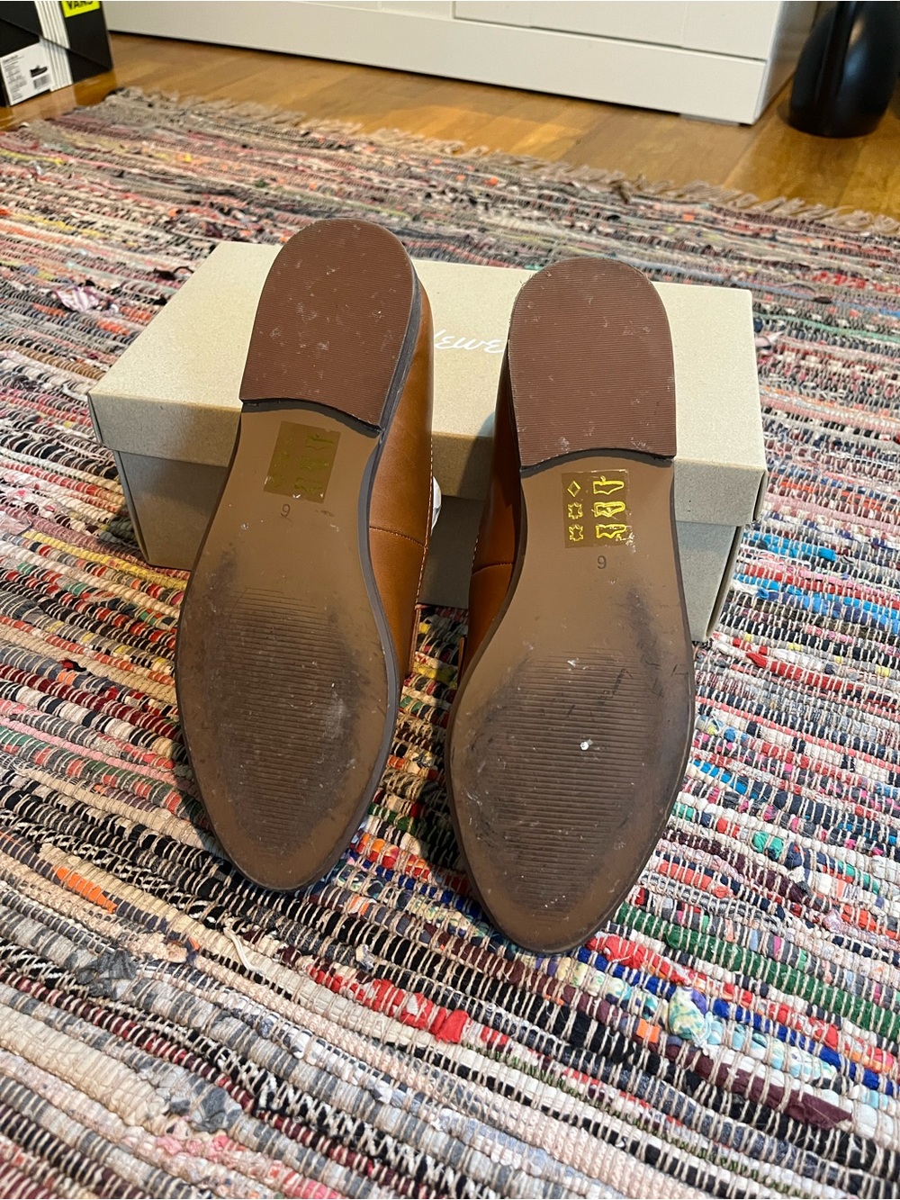 Madewell Tan Leather Penny Loafers - Picture 6 of 6